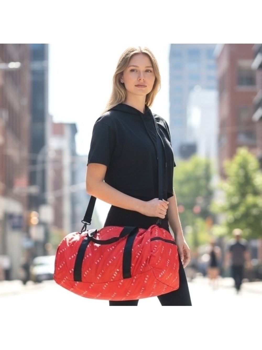 New Victoria's Secret Pink red/black duffle